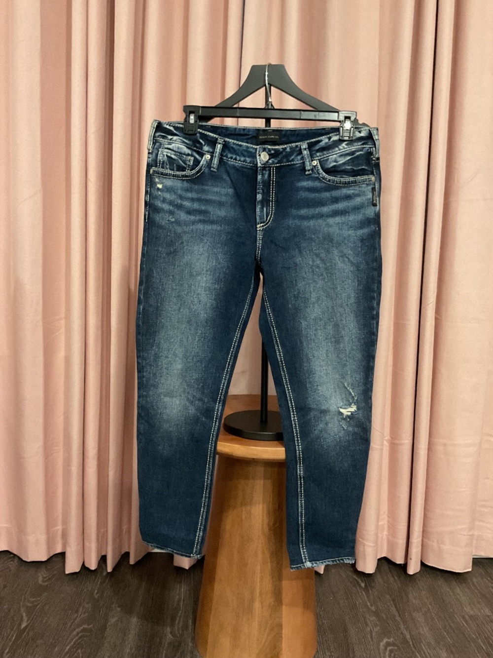 Silver Jeans Avery Slim Boot W32 Medium Wash Stretch Bootcut Jeans